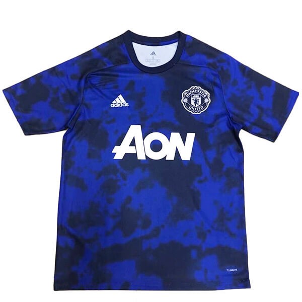 Trikot Trainingsshirt Manchester United 2019-20 Blau Marine